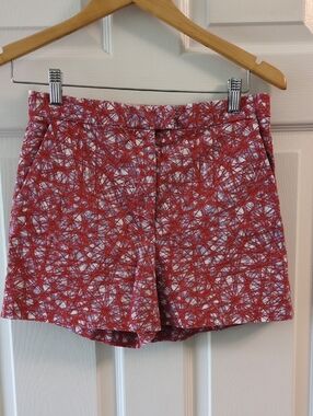 Cos Red Bermuda Shorts